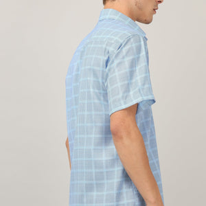Darnandstitch® Printed Striped Short-Sleeve Shirt