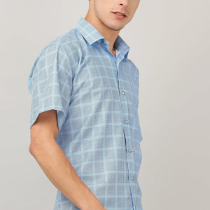 Darnandstitch® Printed Striped Short-Sleeve Shirt
