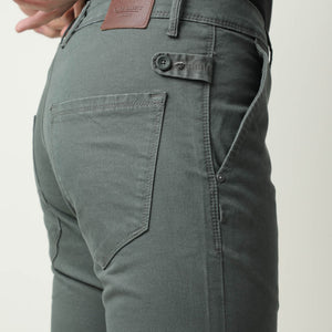 Rare Rabbit Men'S'S Saho Olive Jeans Pant Cotton Lycra Fabric Slim Fit Mid-Rise Waist Zipper Closure