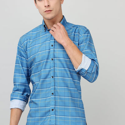 Darnandstitch High Quality Printed Checkered Shirt