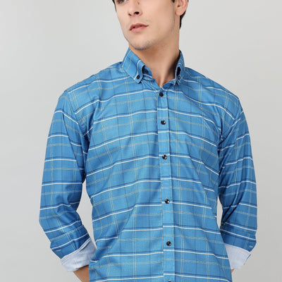 Darnandstitch High Quality Printed Checkered Shirt