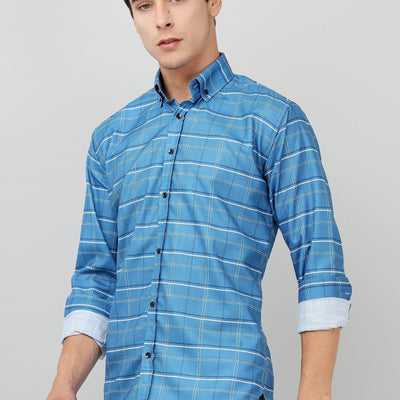 Darnandstitch High Quality Printed Checkered Shirt