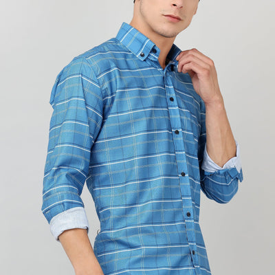 Darnandstitch High Quality Printed Checkered Shirt