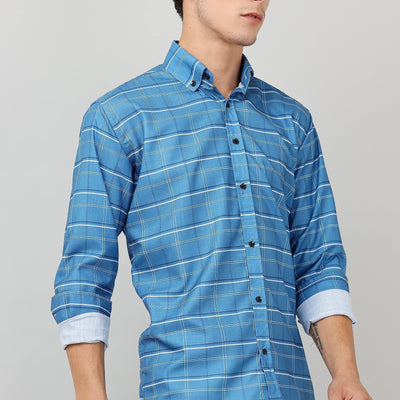 Darnandstitch High Quality Printed Checkered Shirt