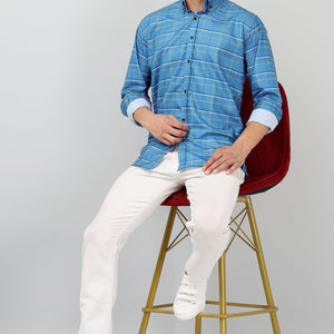 Darnandstitch High Quality Printed Checkered Shirt
