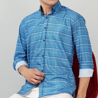 Darnandstitch High Quality Printed Checkered Shirt