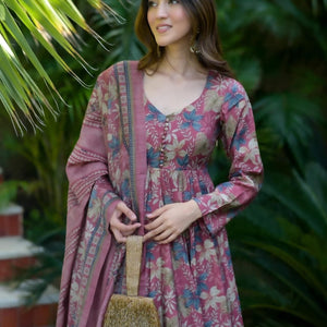 Alfiya Muslin suit set