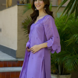 Lavender Lustre cosmos suit set