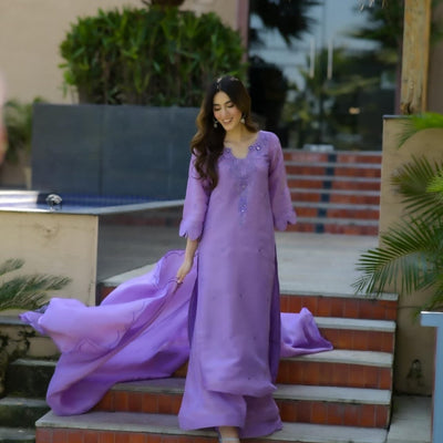 Lavender Lustre cosmos suit set