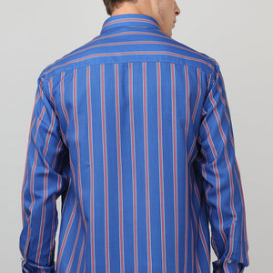 Darnandstitch Cotton Printed Striped Shirts