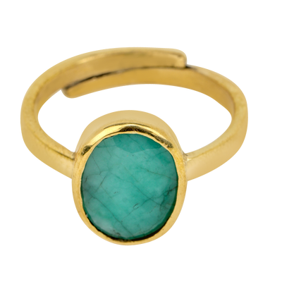 Studio Vaidik Emerald/ Panna Ring 5.25 ratti