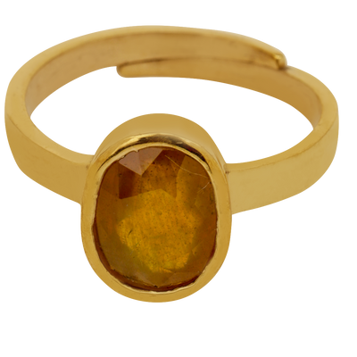 Studio Vaidik Pukhraj/ Yellow Sapphire Ring 5.25 ratti