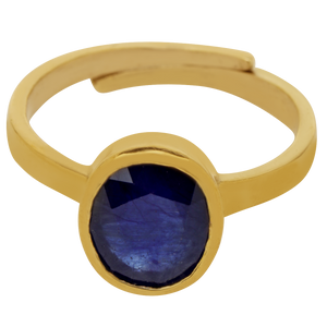 Studio Vaidik Neelam/ Blue Sapphire Ring 7.25 ratti