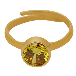 Studio Vaidik Yellow Zircon Ring