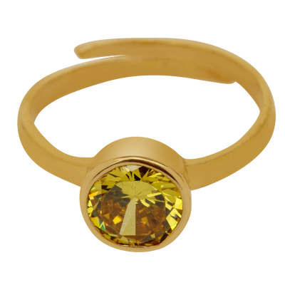 Studio Vaidik Yellow Zircon Ring