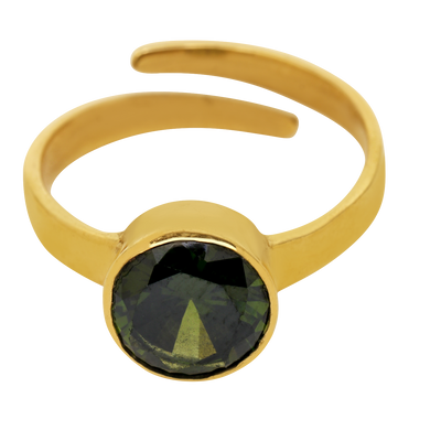 Studio Vaidik Green Zircon Ring