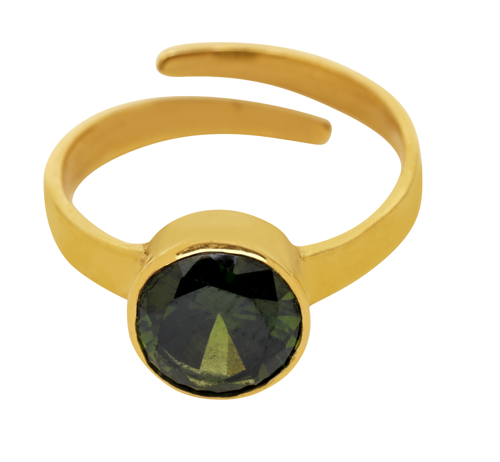 Studio Vaidik Green Zircon Ring