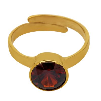 Studio Vaidik Red Zircon Ring
