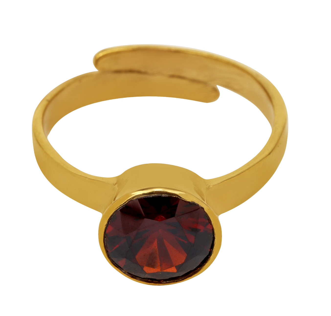 Studio Vaidik Red Zircon Ring