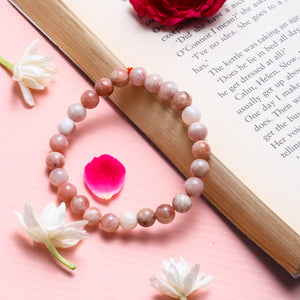 Studio Vaidik Peach Moonstone Bracelet