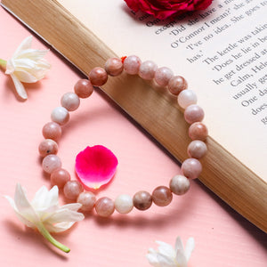 Studio Vaidik Peach Moonstone Bracelet