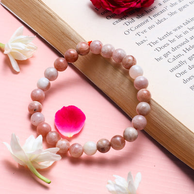 Studio Vaidik Peach Moonstone Bracelet