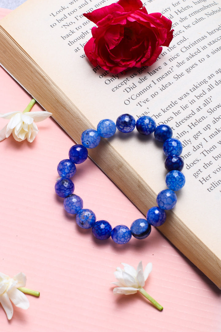 Studio Vaidik Blue Fire Agate Bracelet