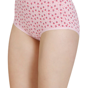Printed High Rise Full Brief (Pack of 3)