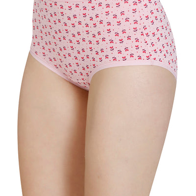 Printed High Rise Full Brief (Pack of 3)