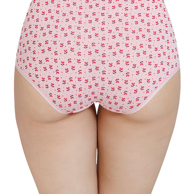 Printed High Rise Full Brief (Pack of 3)