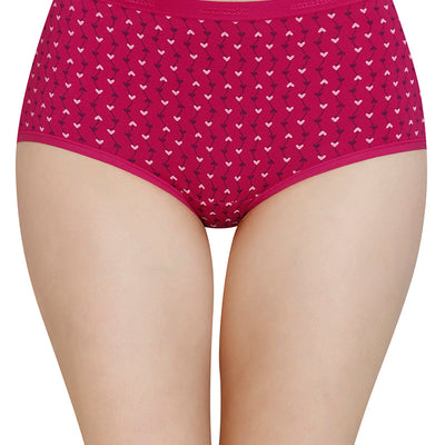 Printed High Rise Full Brief (Pack of 3)