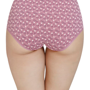 Printed High Rise Full Brief (Pack of 3)