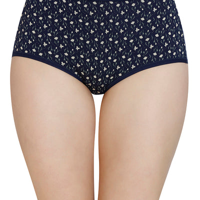 Printed High Rise Full Brief (Pack of 3)