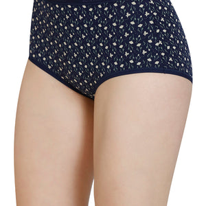 Printed High Rise Full Brief (Pack of 3)