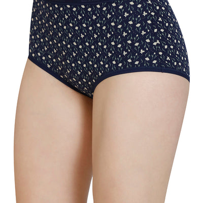 Printed High Rise Full Brief (Pack of 3)