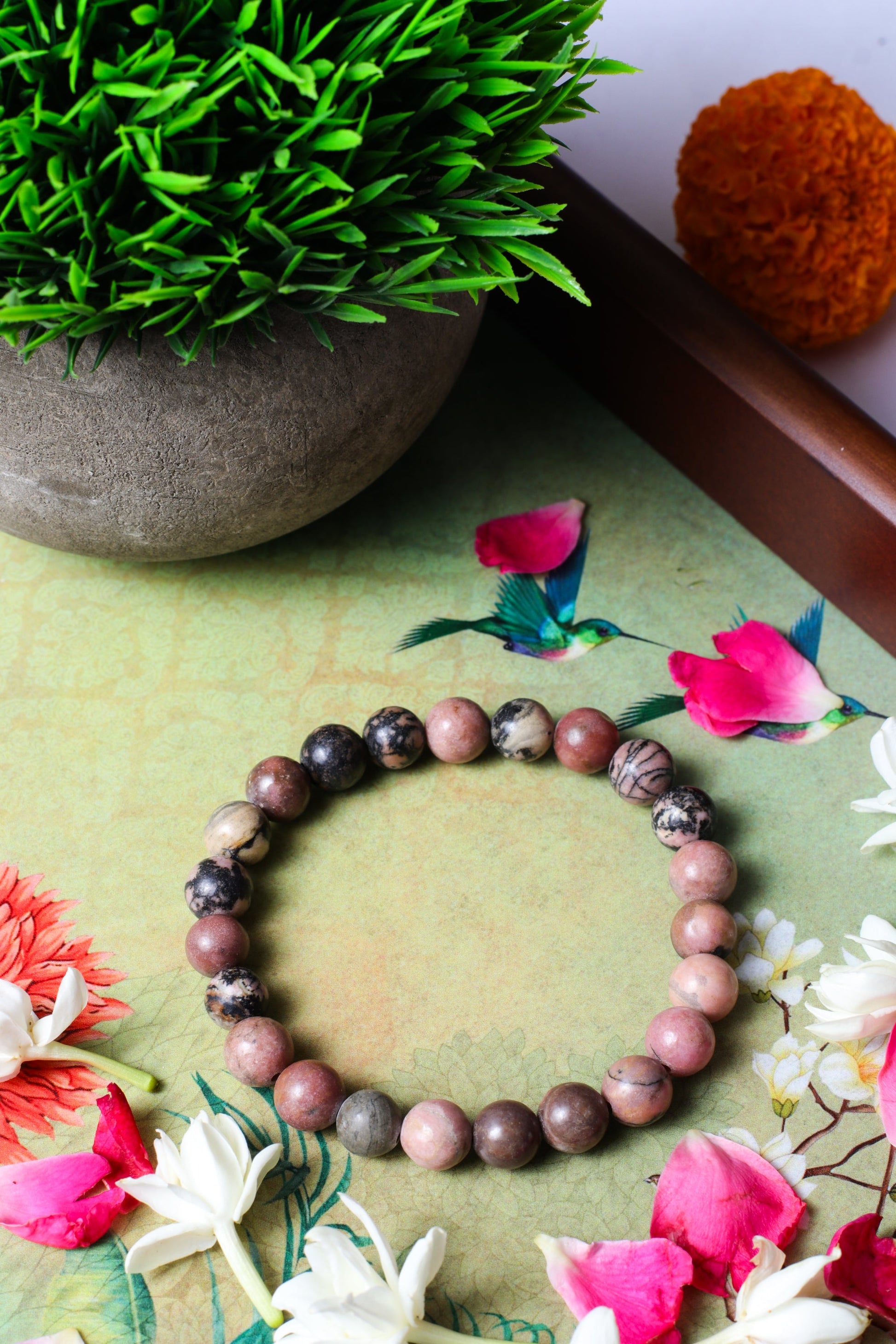 Studio Vaidik Rhodonite Bracelet