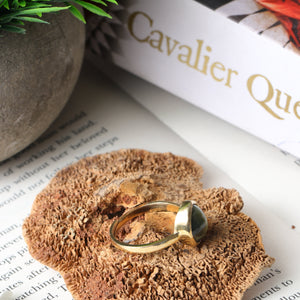 Studio Vaidik Cats eye/ Lehsuniya Ring 5.25 ratti