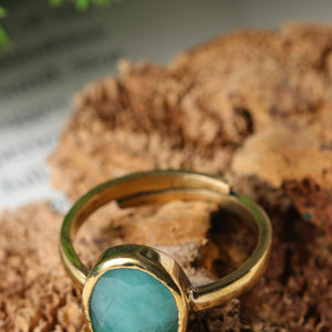 Studio Vaidik Emerald/ Panna Ring 5.25 ratti