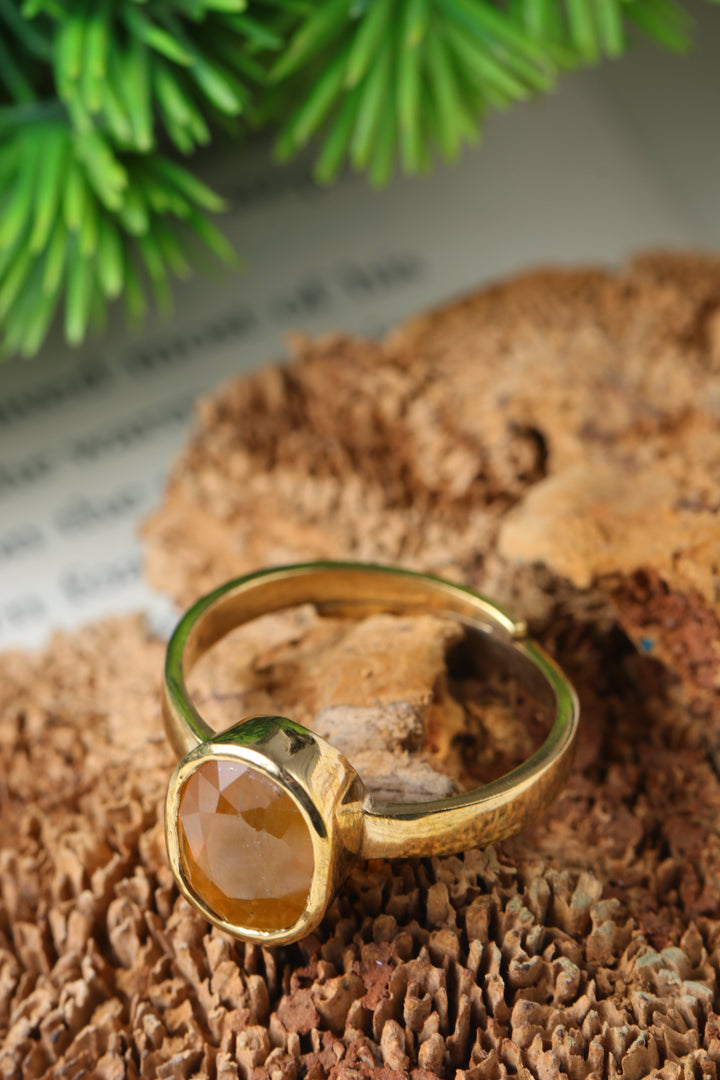 Studio Vaidik Pukhraj/ Yellow Sapphire Ring 5.25 ratti