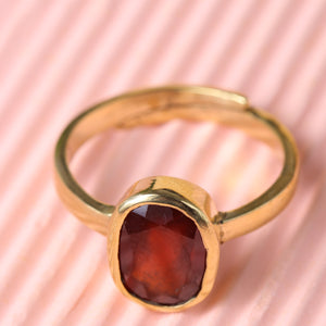 Studio Vaidik Gomed/ Hessonite Ring 5.25 ratti