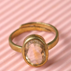 Studio Vaidik Sunehla/ Citrine Ring 5.25 ratti