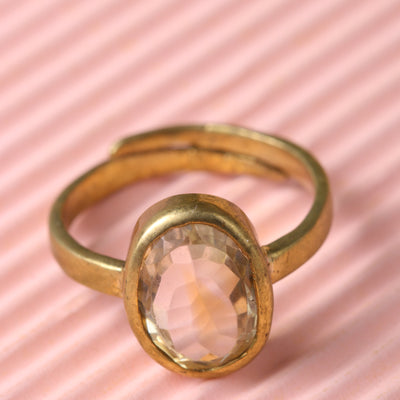 Studio Vaidik Sunehla/ Citrine Ring 5.25 ratti
