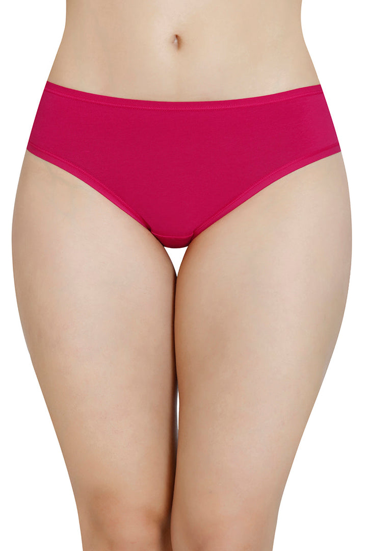 Solid Low Rise Bikini Panty (Pack of 3)