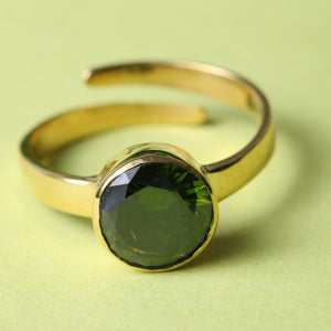 Studio Vaidik Green Zircon Ring