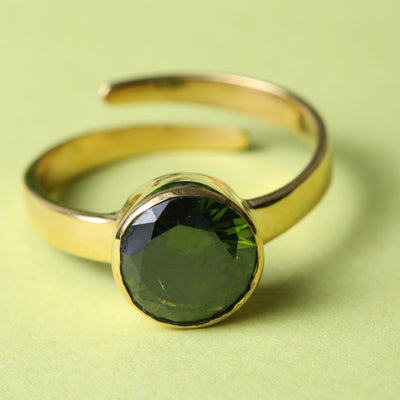 Studio Vaidik Green Zircon Ring