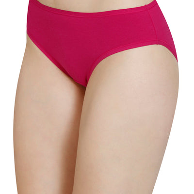 Solid Low Rise Bikini Panty (Pack of 3)
