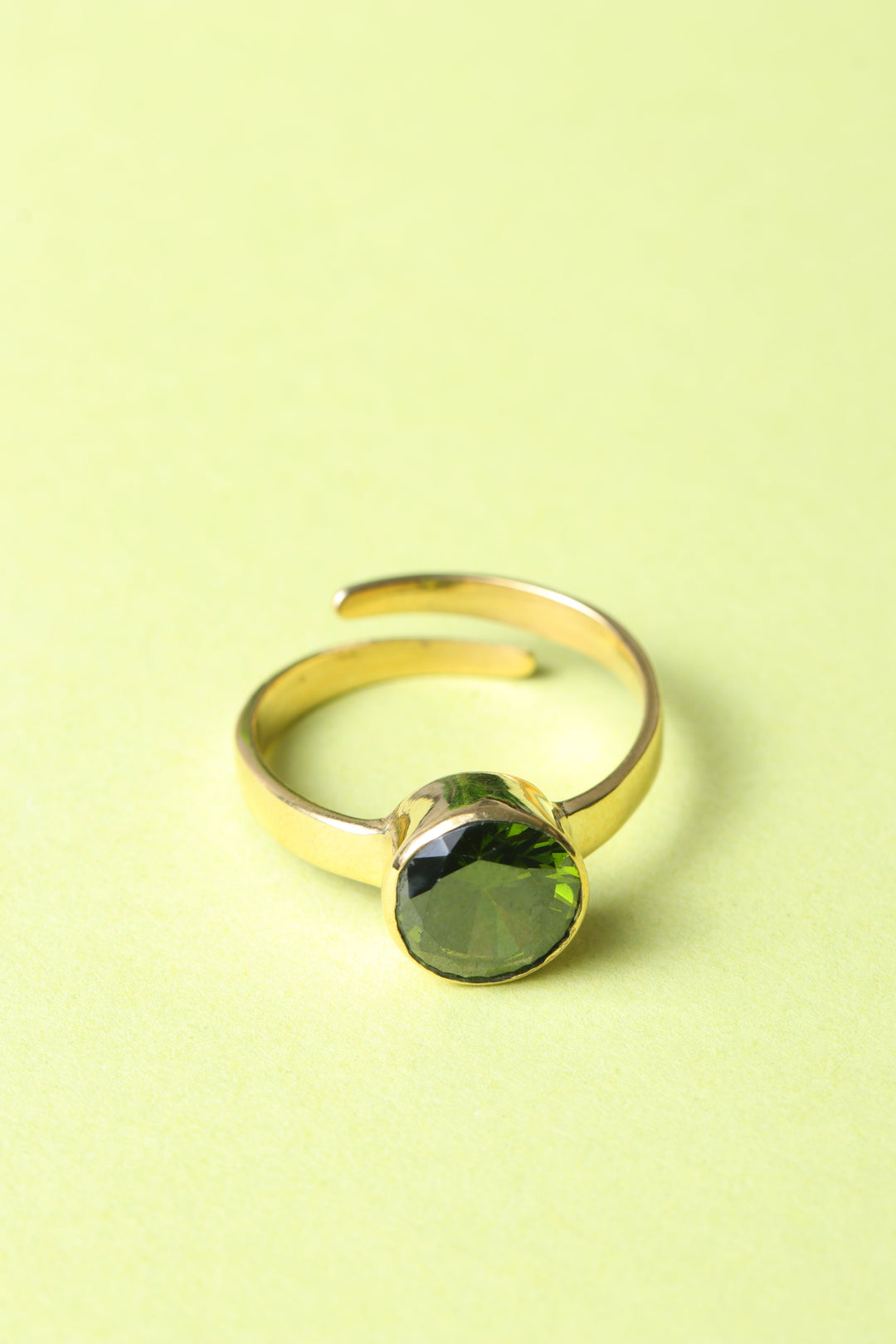 Studio Vaidik Green Zircon Ring