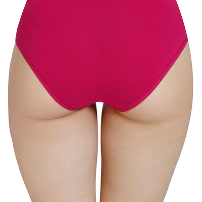Solid Low Rise Bikini Panty (Pack of 3)