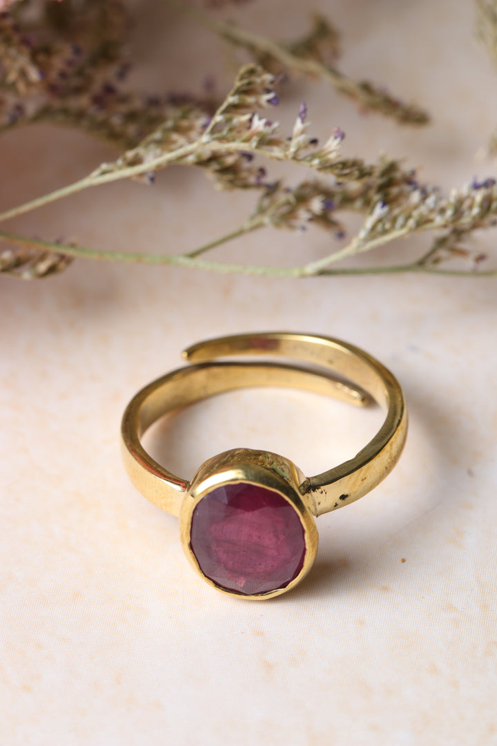 Studio Vaidik Ruby/ Manik Ring-5.25 Ratti