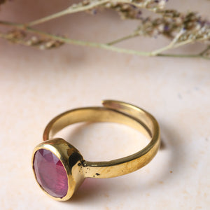 Studio Vaidik Ruby/ Manik Ring-5.25 Ratti